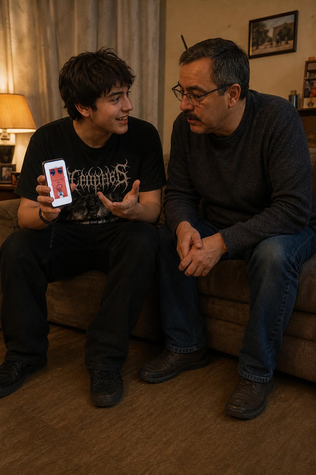 Papá, mira este pedal…
¡tiene true bypass!
