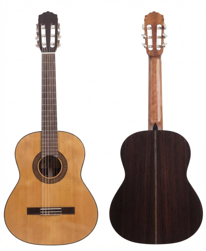 Guitarra Clásica Aiersi SC02AR "La Canela" - Serie Profesional (Tapa Sólida)