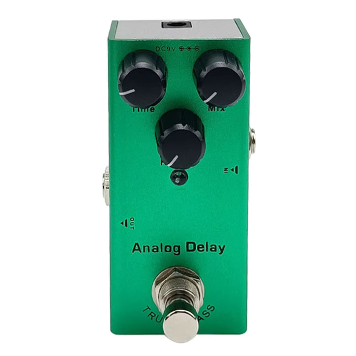 Pedal de Efecto Analog Delay 9V + Footswitch Topper