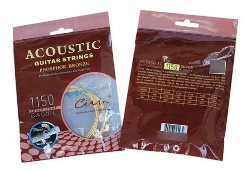 Cuerdas para Guitarra Acústica Civin CA60-L Phosphor Bronze (Calibre 11-50 Super Light)