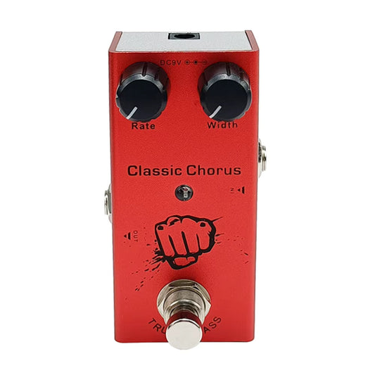Pedal de Efecto Chorus Classic Chorus 9V + Footswitch Topper