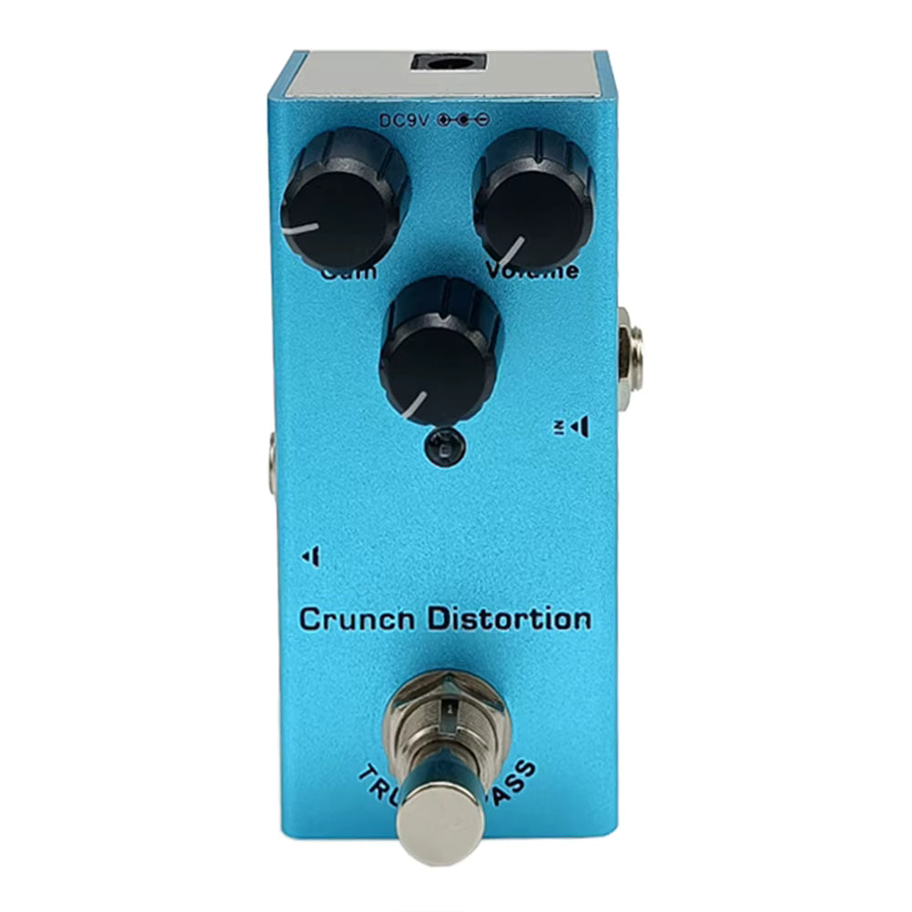 Pedal de Distorsión Crunch Distortion 9V + Footswitch Topper
