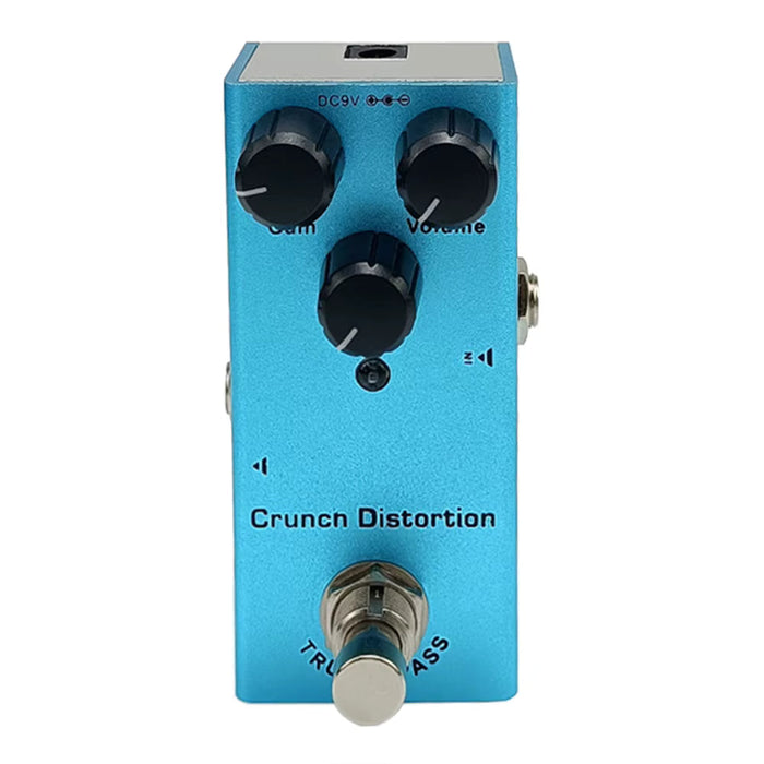 Pedal de Distorsión Crunch Distortion 9V + Footswitch Topper