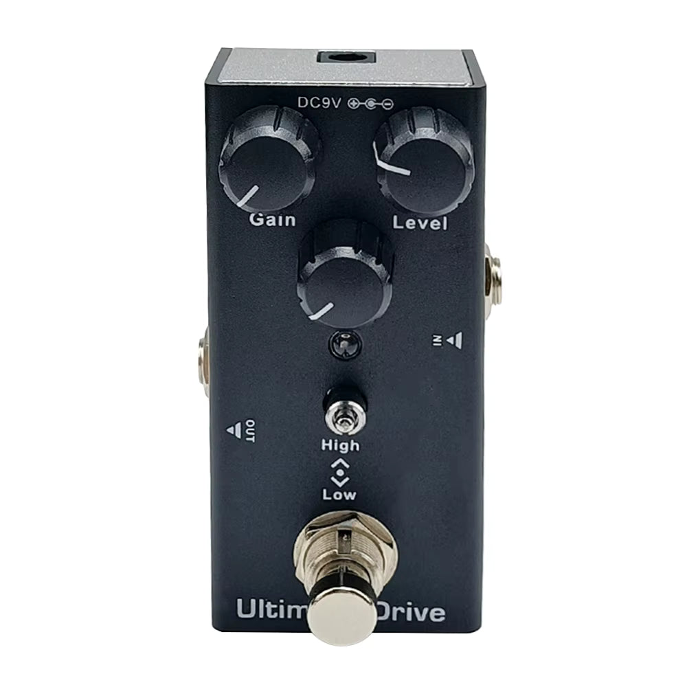 Pedal Overdrive Ultimate Drive 9V + Footswitch Topper